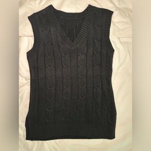 Black Sweater vest Dress Size S